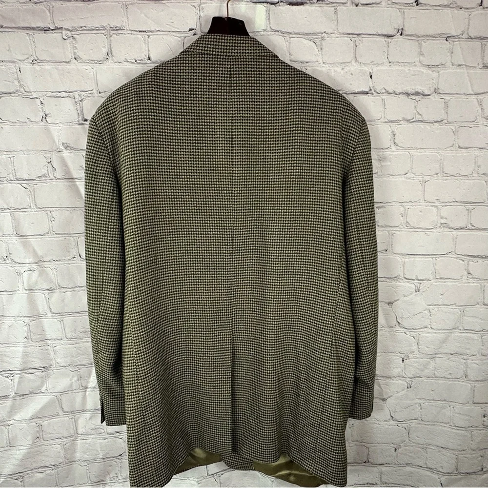 Oak Hall Men's Classic wool cashmere Blazer jacket sz 46L tall classic